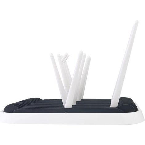Égouttoir à bouteilles - Noir - Porte-biberons et bouteilles - Égouttoir pour biberons - Organisateur de cuisine - Support de séchage - Rack bouteilles (1/5)