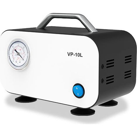 Pompe à vide à membrane sans huile, petite aspiration réglable, pression positive et négative, pompe de filtration d'aspiration de laboratoire, dispositif de filtration d'aspiration (1/5)