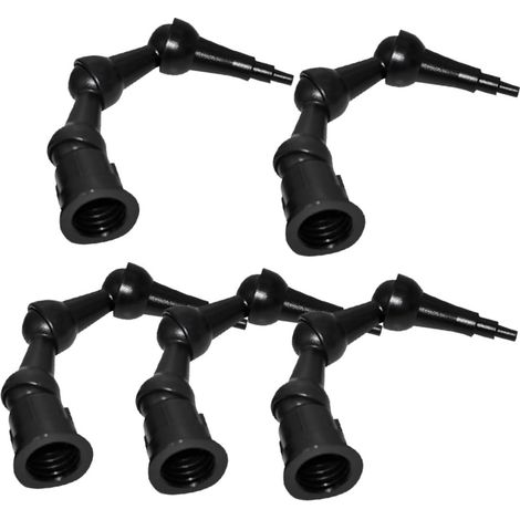 PRETYZOOM - Kit de 5 embouts rotatifs coudés pour applicateur (1/5)