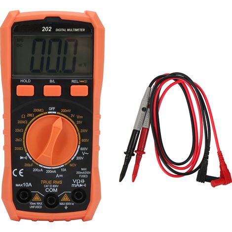 Großes digitales LCD-Multimeter mit echter AC/DC-, NCV- und RMS-Messung