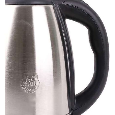 Bouilloire électrique 304 inox noir, grande capacité pour usage domestique (1/3)