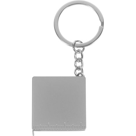Ruban à Mesurer Portable en Métal avec Porte-clés, Mini Mètre Ruban Carré de 1 Mètre, Outil de Mesure Précis et Pratique pour Usage Extérieur et Maison (1/5)