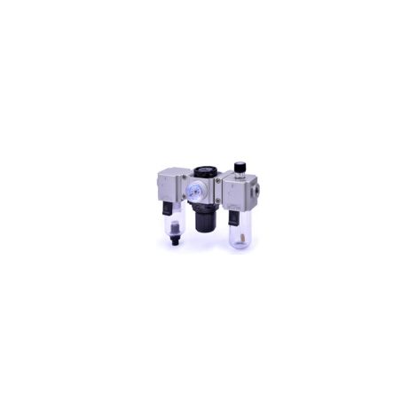 Riegler Wartungseinheit 3-tlg. »GA-mini«, PC, BG 200, G1/8, 1,5-9 bar, HA (1/3)