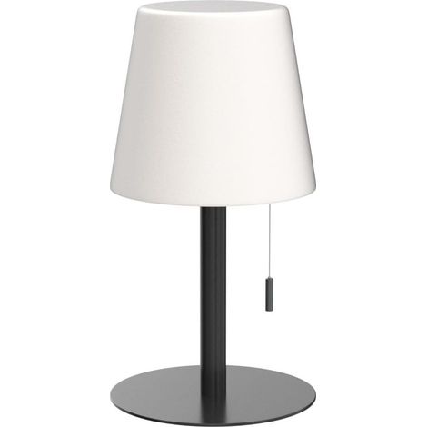 Noir Lampe de Table sans fil 16 couleurs Blanc chaud Dimmable Lampe Table exterieur Rechargeable IP54 étanche Décoration idéale pour votre maison