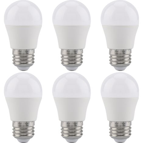 6 pièces 5W Mini ampoules LED blanc chaud E26 Base G45 ampoule lampes accessoire d'éclairage (1/5)