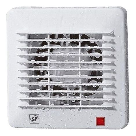 S&P 5211450100  Badezimmer-Abluftventilator EDM-100-S 13W 2450rpm