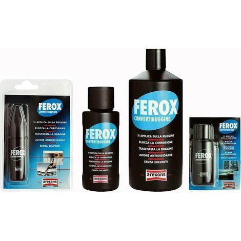 Convertiruggine ferox anti ruggine 15 - 95 - 375 - 750 ml formato 15 ml