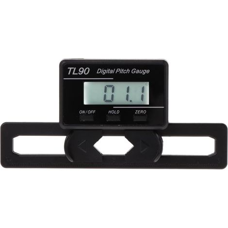 TL90 Calibro digitale LCD con sensore giroscopico per aeroplani elicotteri ST250-800 Misurazione righello smusso altezza profondità angolo goniometro azimut marcatore pieghevole tester