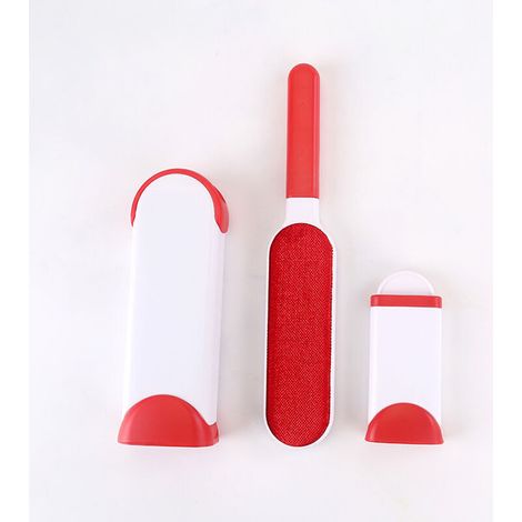 CSPARKV (34×8×5.5cm)Red Pet Dog Cat Hair Remover, Pas de recharges et Pas de déchets, Amélioré réutilisable Pet Hair Remover Brosse Aide à Domicile (1/4)