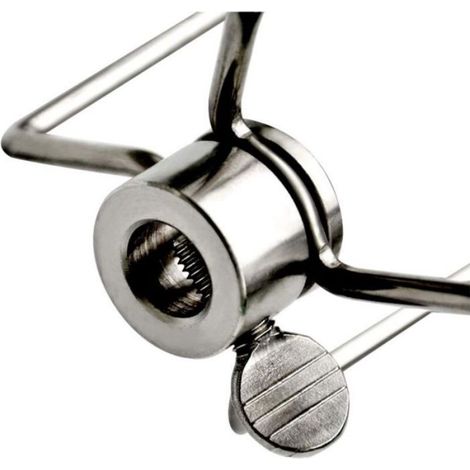 Fourches à viande pour rôtisserie - - Lot de 2 - Acier chromé - Ø 5–11 mm - Aiguilles 8/11 cm (1/4)
