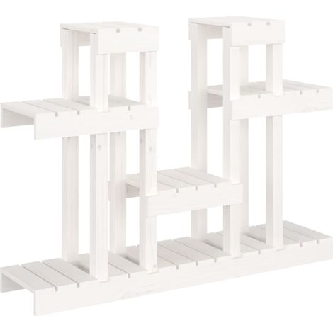 Maison Exclusive - Supporto per Piante Bianco 104,5x25x77,5 cm in Massello di Pino