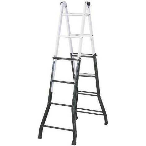 SONECOL escalera multifuncion 4x4 m acero ema-04n , Escalera multifunción EMA-04N Extensible 4x4 peldañosFabricada en aceroHasta 150 KgCertificado EN131Altura s