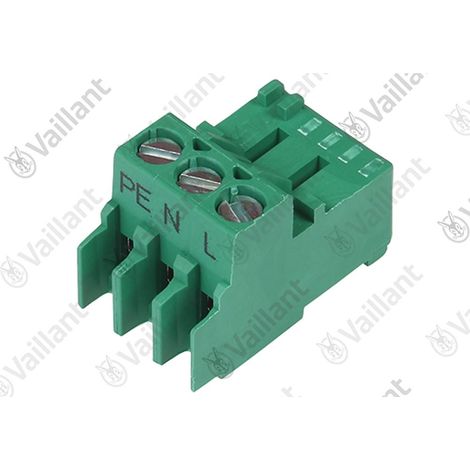 VAILLANT Steckverbinder, grün VWZ MEH 97/6 Vaillant-Nr. , 0010054161