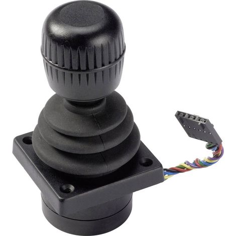 APEM 3140RAL600 Joystick 5 V Leva a bandiera Cavo con spina IP65 1 pz.