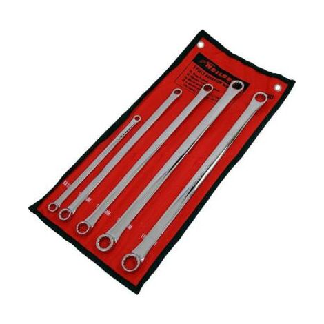 5pc Spanner Set Extra Long Ring Long Reach 12 Point Wrench 8mm-19mm CT3119