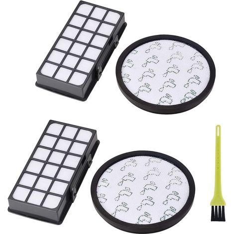 2 kits de filtres HEPA pour aspirateurs Rowenta X Trem Power Cyclonic RO69XX (1/5)