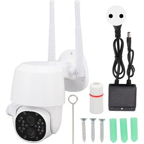 Caméra PTZ extérieure sans fil HD 1080p 2MP avec zoom 15x, système de surveillance à distance à double objectif, norme européenne AC110-240V (1/5)