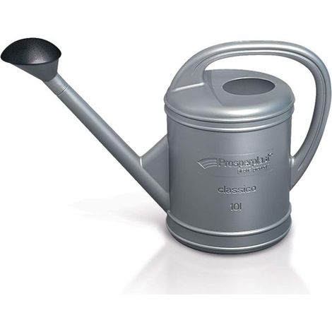 12 Arrosoir Jardin 10L Argenté, Design Classique, Pour Extérieur