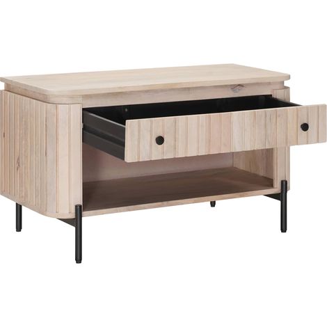 Maison Exclusive - Panca per scarpe con cassetto con lo scaffale 85 x 37 x 48 cm (1/5)