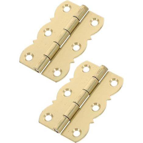 Kisangel Lot de 2 charnières papillon pour couvercle de pupitre de piano en bois (1/5)
