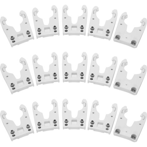 15PCS / Lot ISO30 Pince de Fer Porte-Outil + Griffe en Caoutchouc Anti-Flamme ABS (1/5)
