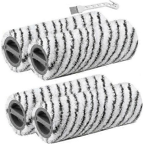 Ensemble de 4 brosses à rouleau à motif pierre compatibles avec les nettoyeurs de sols sans fil FC7 Premium, FC5 Premium et FC3 (1/5)