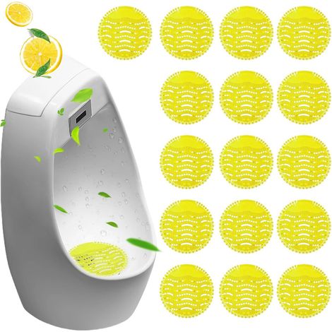 Urinal Screens, 16 Pieces Urinal Filter With Perfume, Urinal Deodorizer, Spatter-Less Grid Urinal, Urinal Filters, Urinal Screen, Grid Urinal Filter For Hotels Offices (1/5)