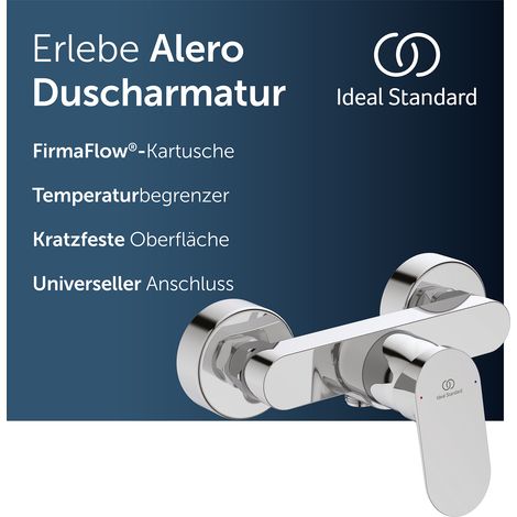 Ideal Standard Duscharmatur Alero, FirmaFlow® Kartusche, Heißwassertemperaturbegrenzer (1/5)
