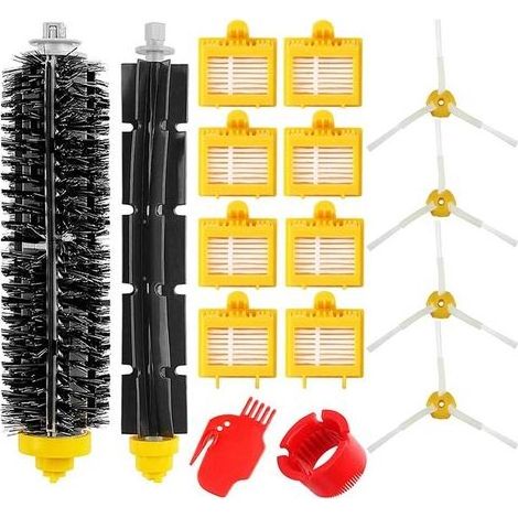 Set di ricambi compatibile con gli aspirapolvere iRobot Roomba serie 700 720 750 760 765 770 772 772e 774 775 776 776p 780 782 782e 785 786 786p 790 - 16 pezzi (1/5)