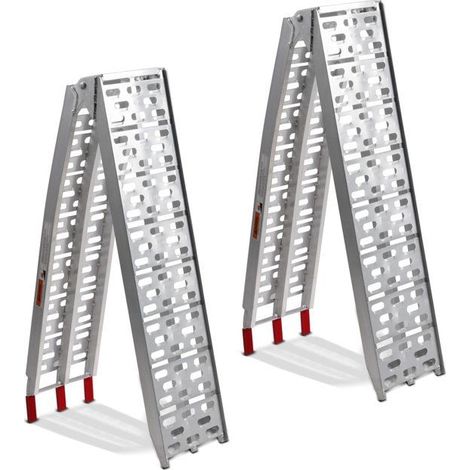 Set 2x Lade rampen für Polaris Scrambler 1000 / 850 680 kg Alu I