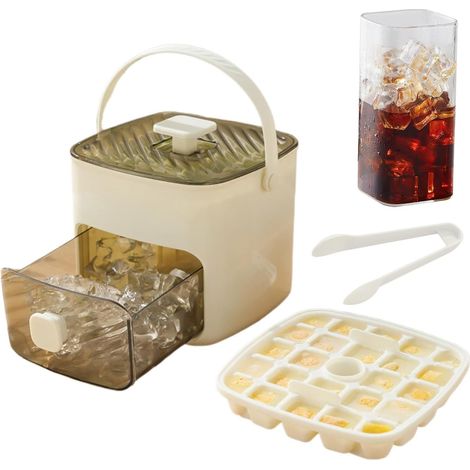 à Glaçons avec Couvercle Poignée, Bac De Stockage Pour Glace, Boîte (1/5)