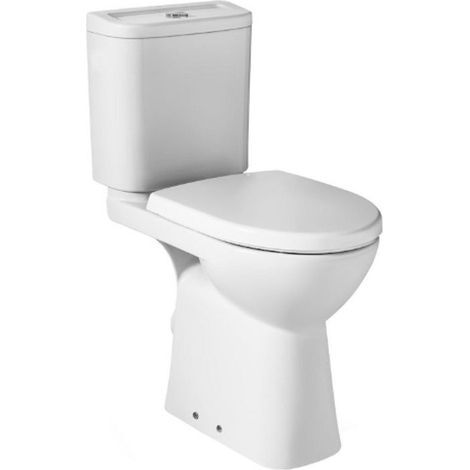 ROCA A342236000 ACCESS Inodoro Completo Desagüe A Pared - Alimentación Lateral - Asiento: Caida Normal - ref: A342236000+A341230000+A80123A004 (1/2)