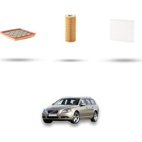 Kit tagliando 3 filtri compatibile con Volvo V70 III 2.0 157Kw dal 2013 al 2015 (1/5)