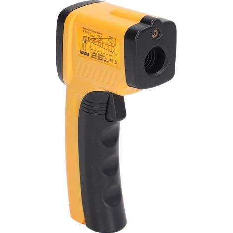 Thermomètre infrarouge industriel sans contact, pistolet de mesure de température portatif – 50 à 550 degrés Celsius (1/5)