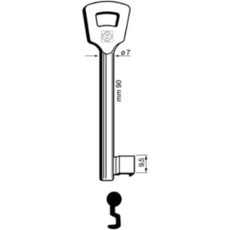 CHIAVI SILCA PATENT NFH2L OLC - 5 pezzi