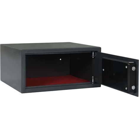 Coffre-fort numérique Gris foncé 42 x 37 x 20 cm Acier CFW467300 (1/5)