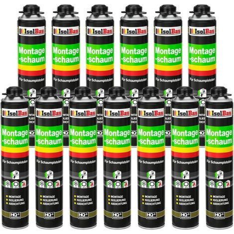 IsolBau Pistol Mounting Foam B2 Montageschaum 13 x 750 ml (1/5)