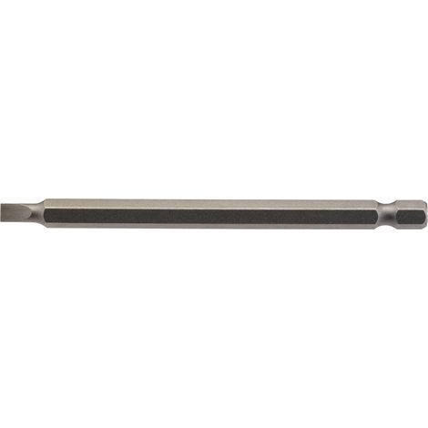 Draper 4.5mm 1/4 Hex. Plain Slot Insert Bit 100mm Long x 1 (64344) (1/5)