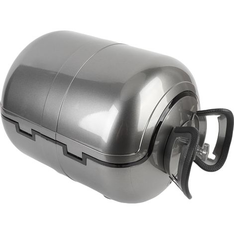 Dessus avec Système de Verrouillage Antivol Imperméabilisant 28L Porte-Bagages Montage Casque Bagages (Grey) (1/5)