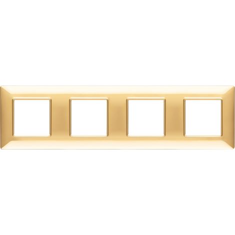 VIMAR - 14669.24 Placca 8M (2+2+2+2) int71 oro lucido