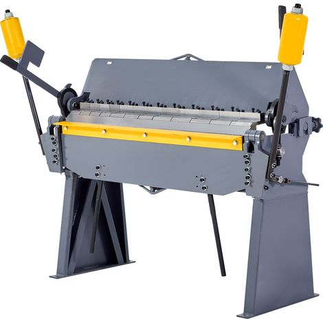 Dobladora de cajas VEVOR, 910 mm/36", acero dulce calibre 16, ajustable de 0 a 135°, 6 dedos, 1220 mm/48", martillo de doble equilibrio, 1220 mm/48 pulgadas (1/2)