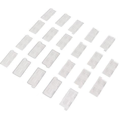 Clips pour guirlandes lumineuses étanches, faciles à utiliser et robustes, pour câbles lumineux d'intérieur, d'extérieur, de fête ou de jardin. (1/5)