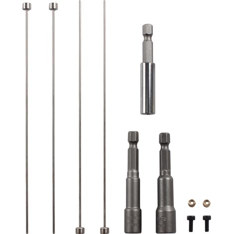Kit de Nettoyage Buse Imprimante 3D, Nettoyeur Filament Extrudeuse avec 4 Tiges et Clé Dynamométrique pour Buses Filetées M7/M8, Compatible avec la Plupart des Imprimantes 3D (1/4)