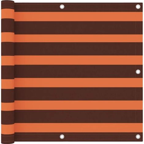 Écran de balcon, tissu Oxford, 90 cm x 500 cm, protection UV, facile à nettoyer, compatible pour une utilisation sur balcon (1/5)