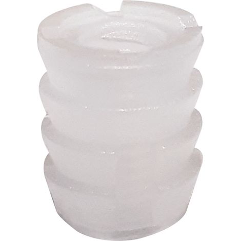 Einschlagmuffe (Einleimmuffe) M6, Gewindemuffe ø 10,2mm Kunststoff natur
