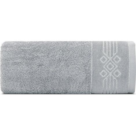 Kamela Handtuch 50x90 Silber Frottee 520g/m2