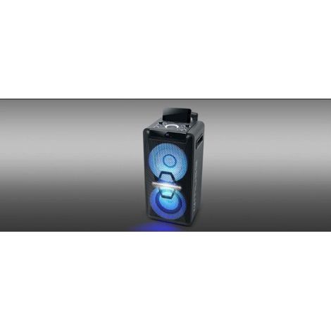 Enceinte Party Box Hi-Power avec lumière d'ambiance multicolore – Bluetooth 4.1 – Lecteur CD compatible MP3 – M1920DJ – Muse
