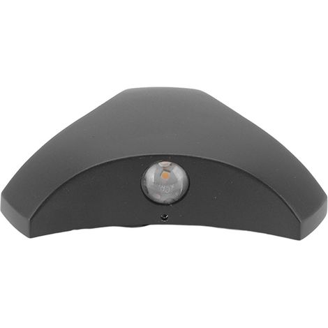3-W-LED-Wandleuchte, dreiseitig, wasserdicht, schwarz, für Garten oder Flur, 85–265 V (1/5)