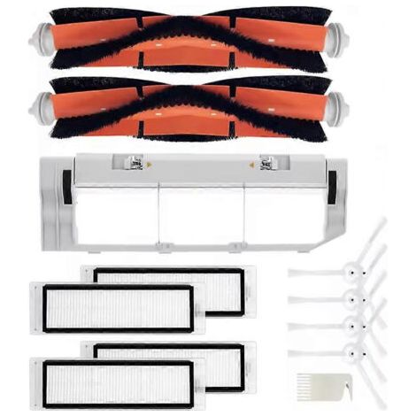 NALOOKAMIC Accessoires et pièces détachées pour balais à franges Roborock S5, S5 Max, S6 MaxV, S6 Pure, E4, E5, S51, S52, S55 : brosse latérale, filtre et pièces de rechange. (1/4)