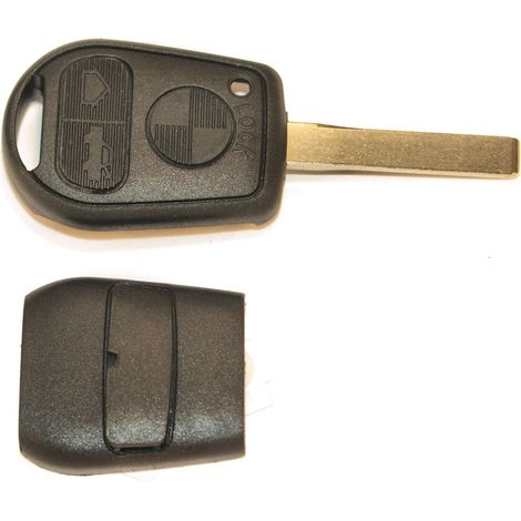 COQUE CLE ADAPTABLE BMW 3 BOUTONS LAME FRAISEE FIXE 8MM (1/2)